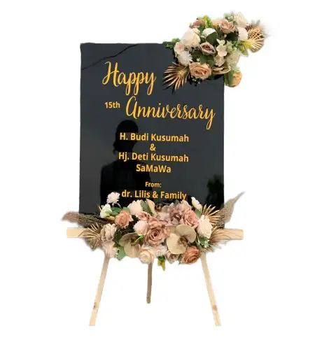 Papan Bunga Akrilik Liang Anggang